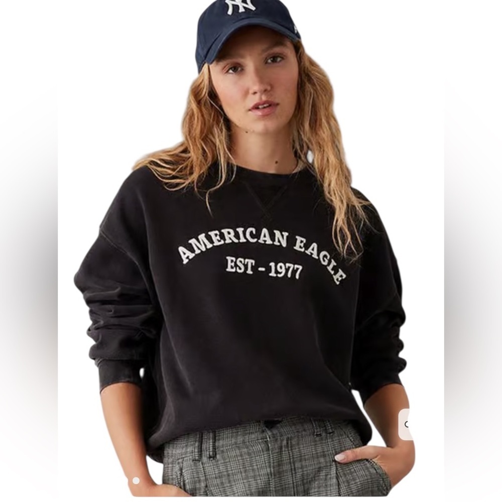 American Eagle Graphic Crewneck Sweatshirt